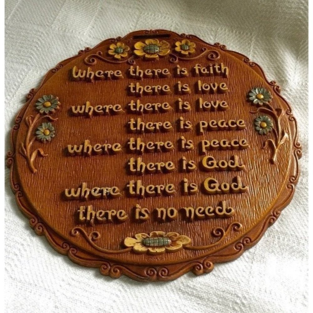 MPI Wall Plaque "Where there is faith" - Picture 3 of 8